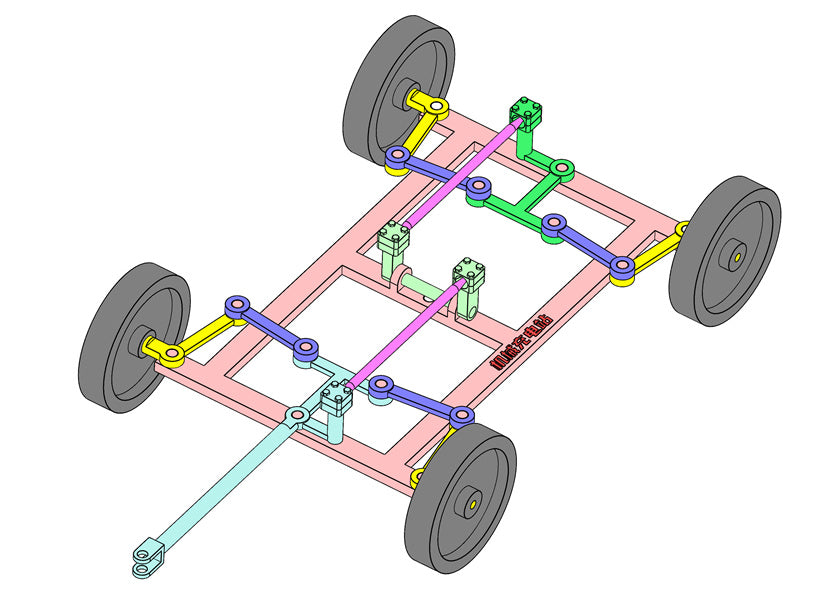D0328 Cart Steering Mechanism