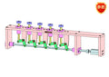 D0333 Multi-station Synchronous Lifting Mechanism