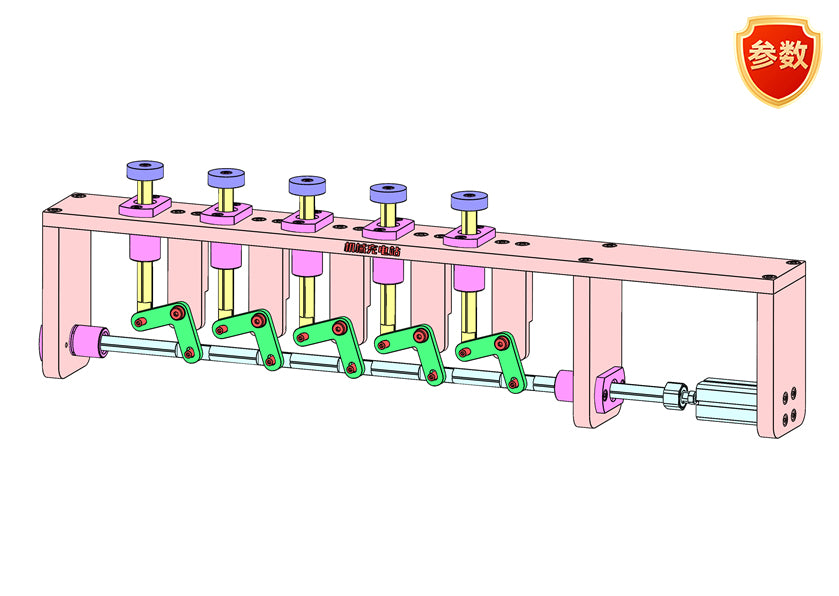 D0333 Multi-station Synchronous Lifting Mechanism
