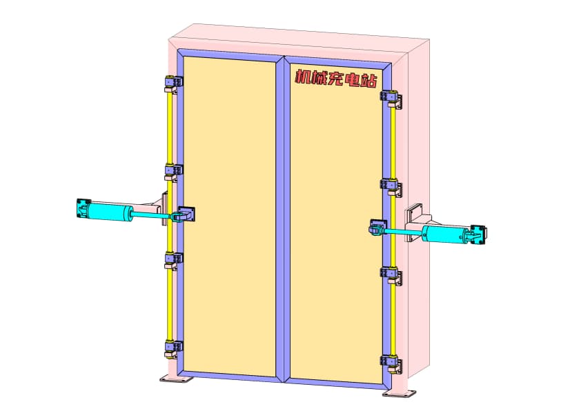 D0359 Pneumatic Door Opening & Closing Mechanism