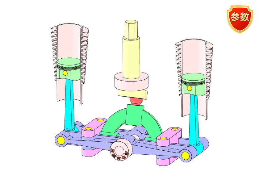 D364 Engine Mechanism