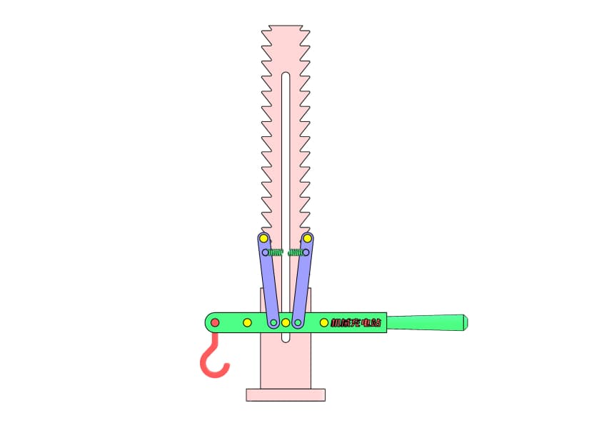 D0380 Lifting Mechanism Animation