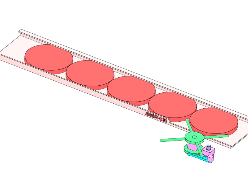 D0387 Part separation mechanism