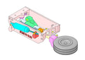 D0389 Aircraft Landing Gear Mechanism