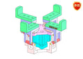 D0402 4-Jaw Self-Centering Clamping Mechanism