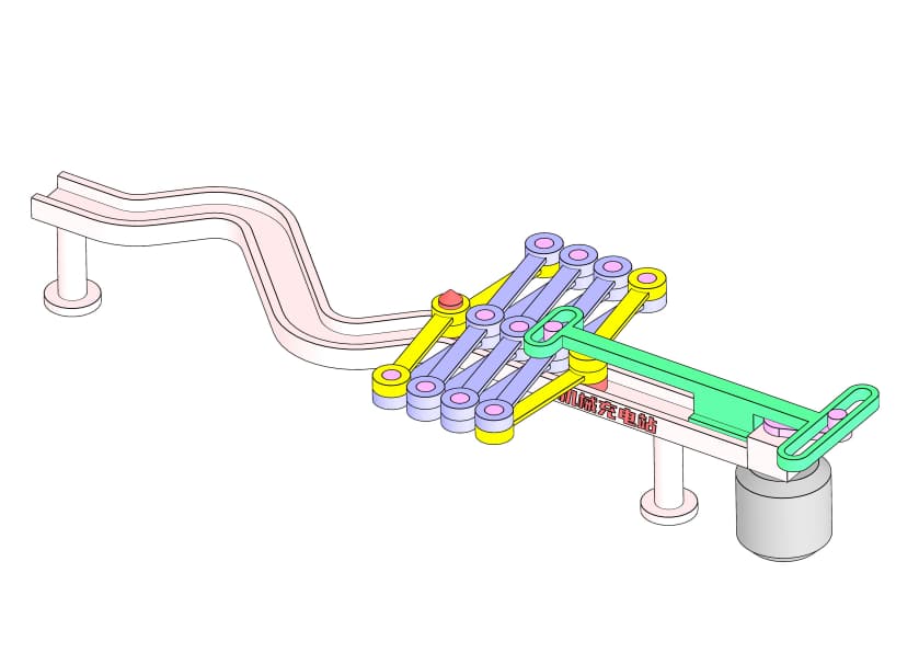 D0432 Linkage Mechanism Animation