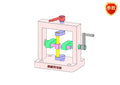 D0451 Rocking Mechanism Principle Animation