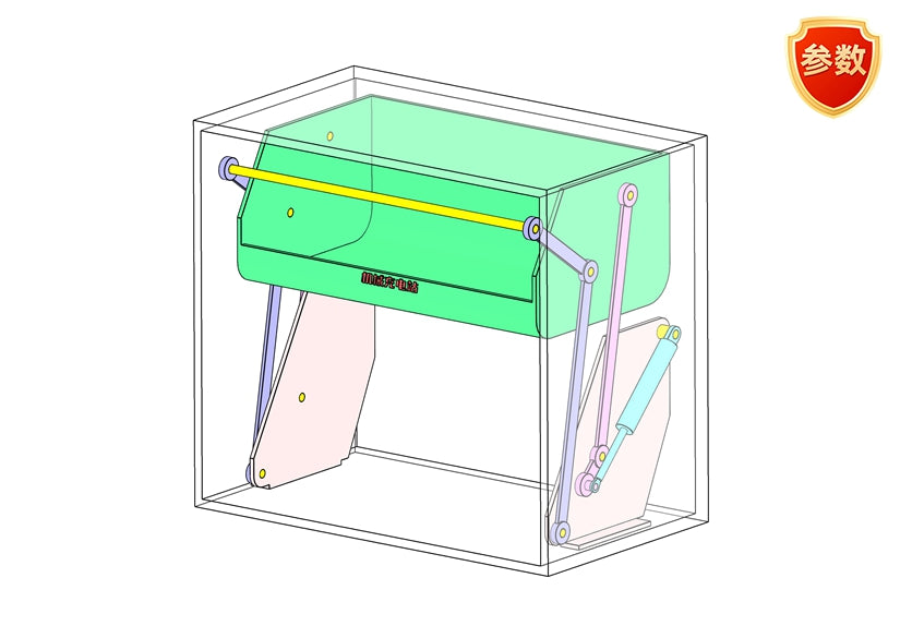 D0460 Multi-Linkage Mechanism Principle Animation