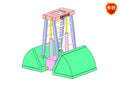 D0474 Grab Bucket Mechanism Principle Animation
