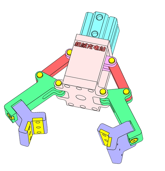 D0635 Pneumatic Tapered Gripper Mechanism