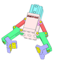 D0635 Pneumatic Tapered Gripper Mechanism