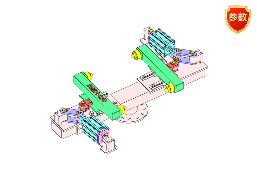 D0688 Pneumatic Linkage Self-locking Mechanism