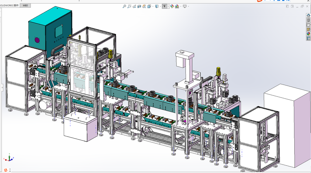 N301007 RP High-Power Molded Motor Assembly & Processing Automatic Line