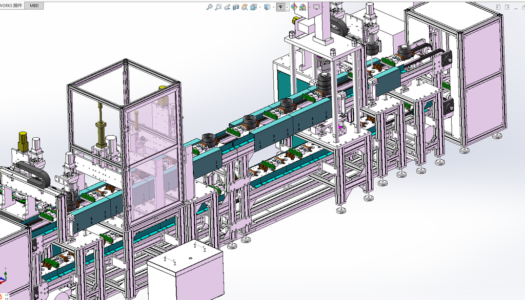 N301007 RP High-Power Molded Motor Assembly & Processing Automatic Line