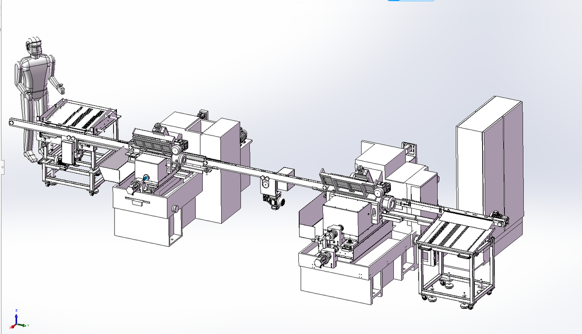 N301043 Full Automatic Feeding System Grinding Production Line