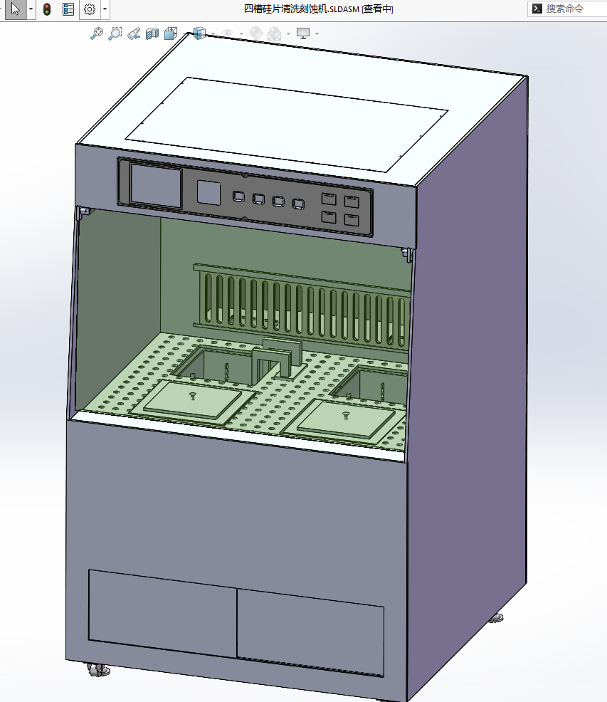 N301070 Four-slot Silicon Wafer Cleaning & Etching Machine