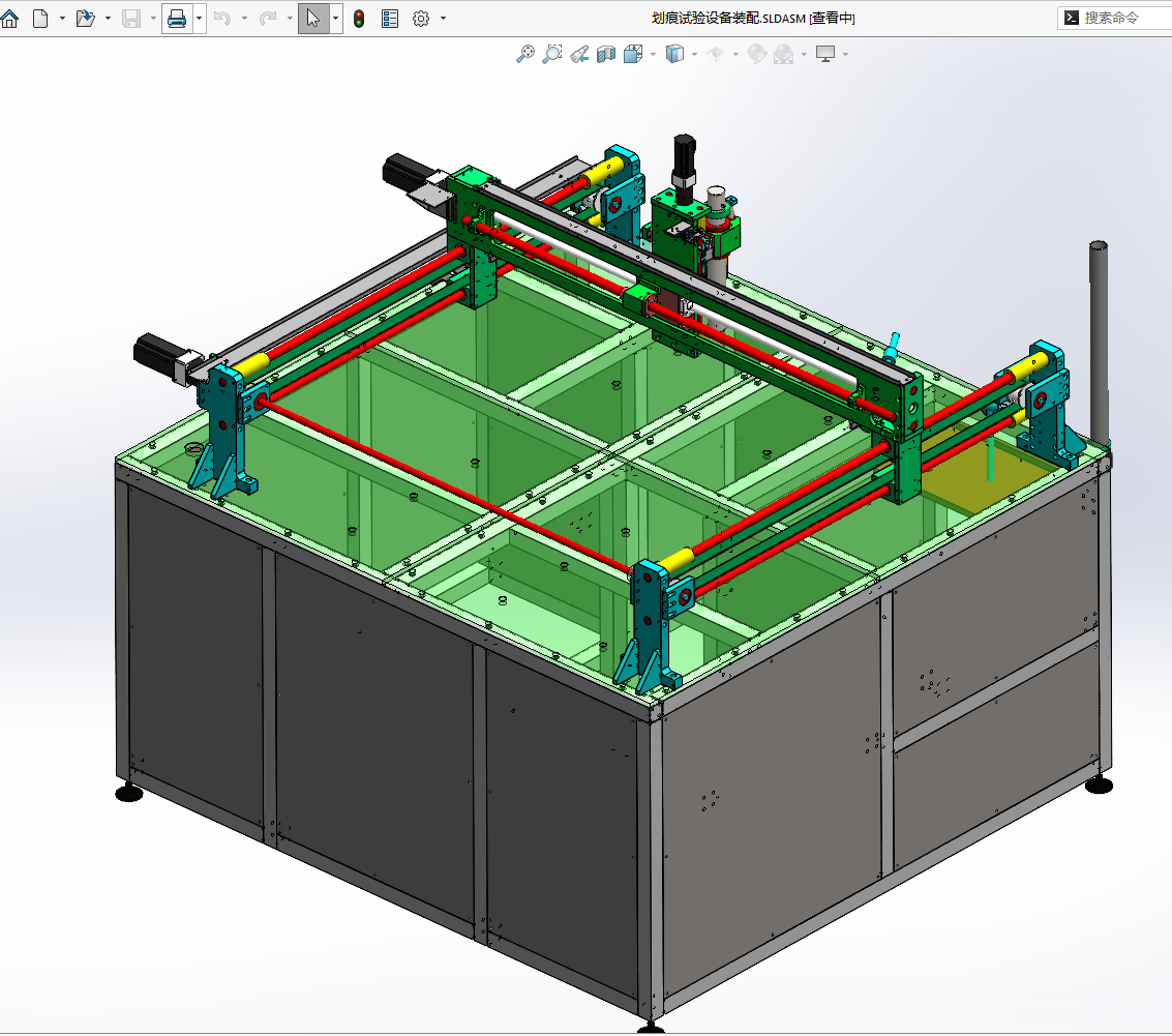 N301208 Gantry-type Three-axis Module Scratch Non-standard Testing Machine