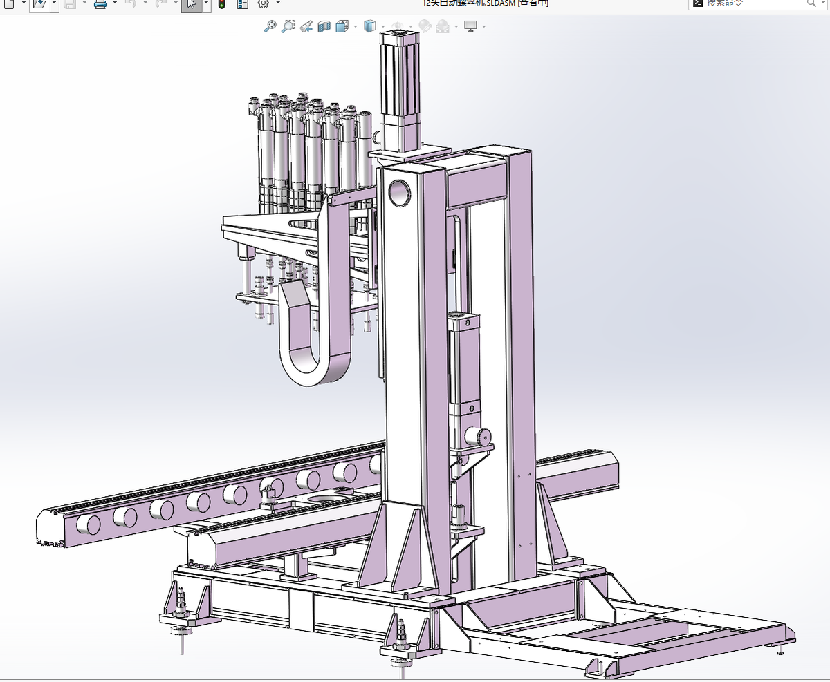 N304004 - 12-head Automatic Screw Machine, SolidWorks 2014