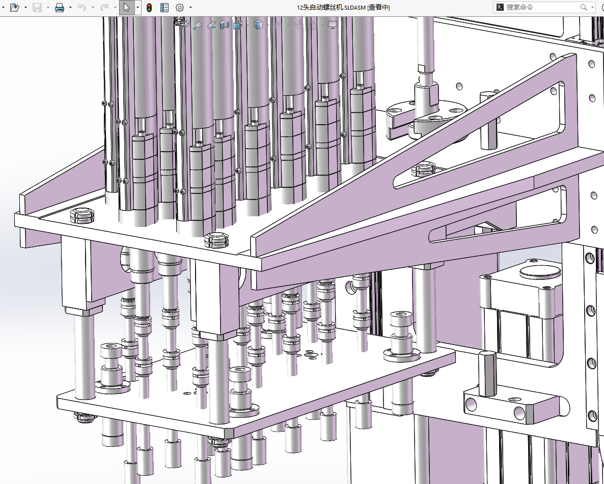 N304004 - 12-head Automatic Screw Machine, SolidWorks 2014
