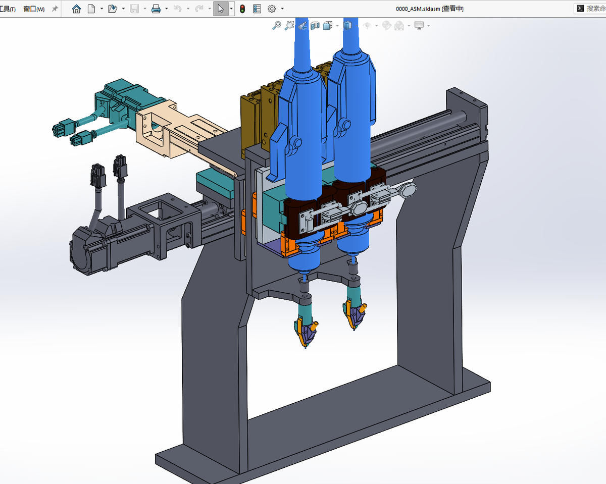 N304029 - Blowing Screw Nozzle Structure