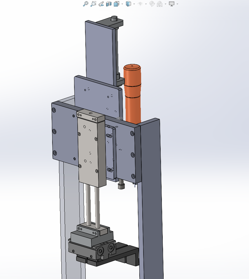 N304042 - Cylinder Clamping Loading & Unloading Structure with Screw Locking Function