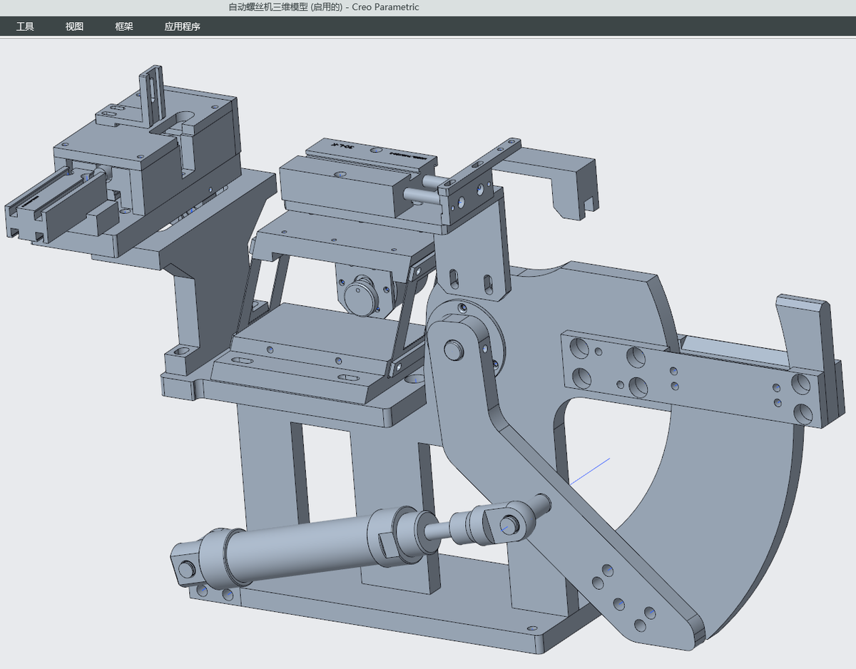 N304051 - 3D Model of Automatic Screw Machine