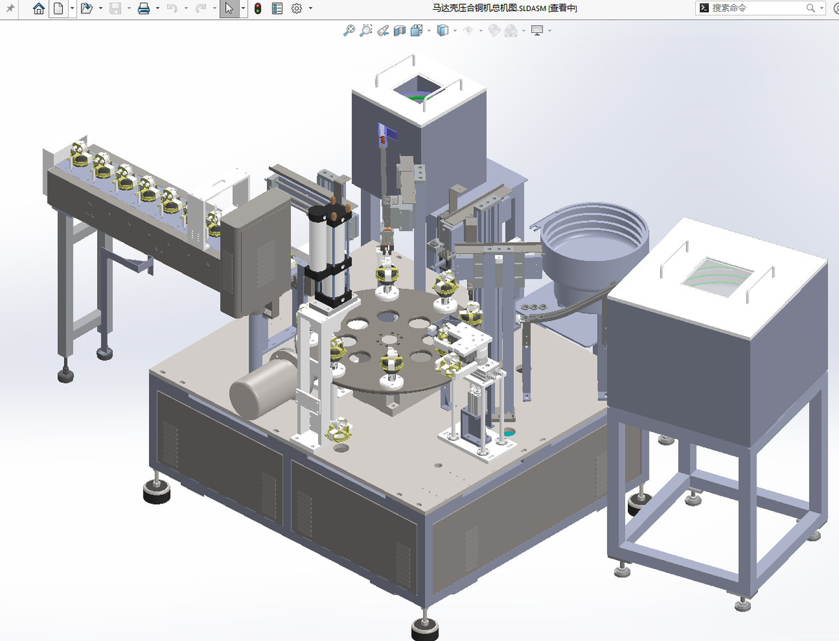 N304077 - Automatic Assembly Machine for Motor Shell Shrapnel, Screws and Nuts