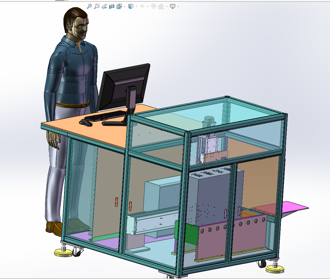 N305034 - 3D Model of Mold Image Inspection Machine