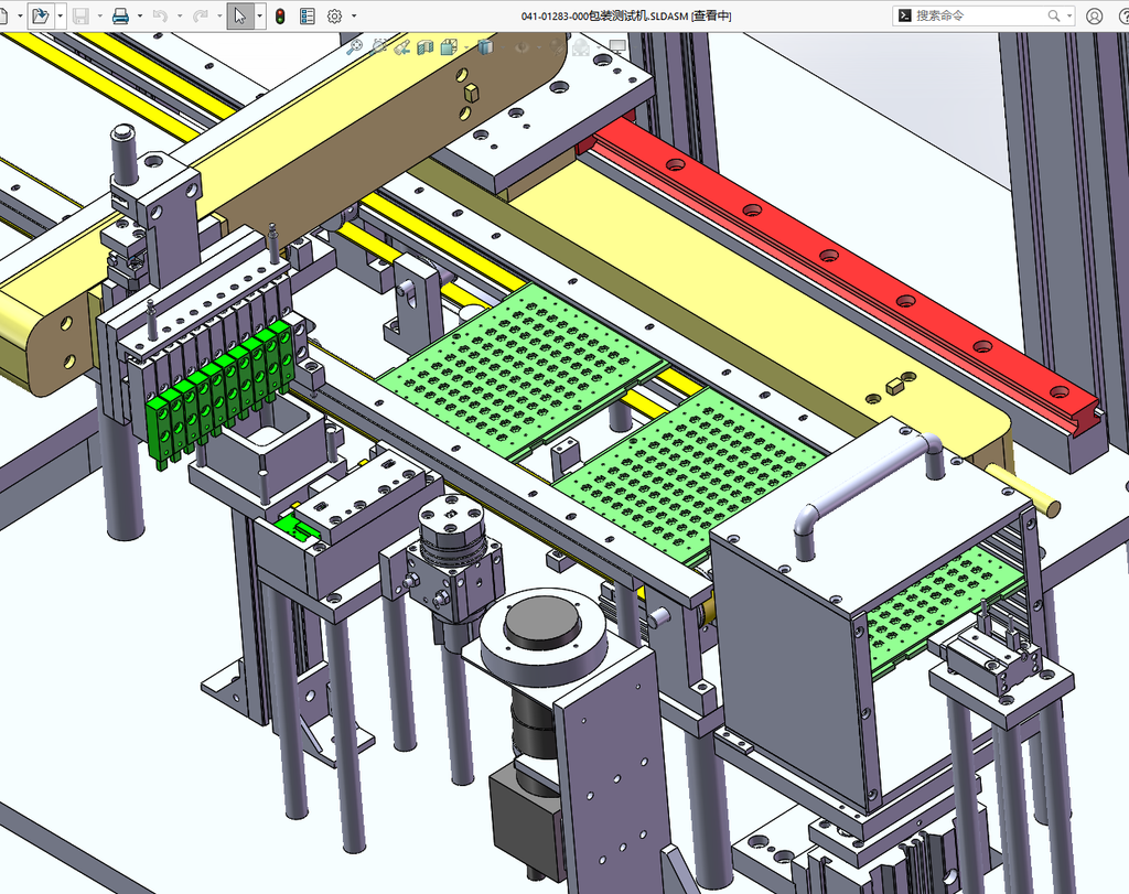 N306005 - 3D Model of Integrated LED Component Inspection & Packaging Machine