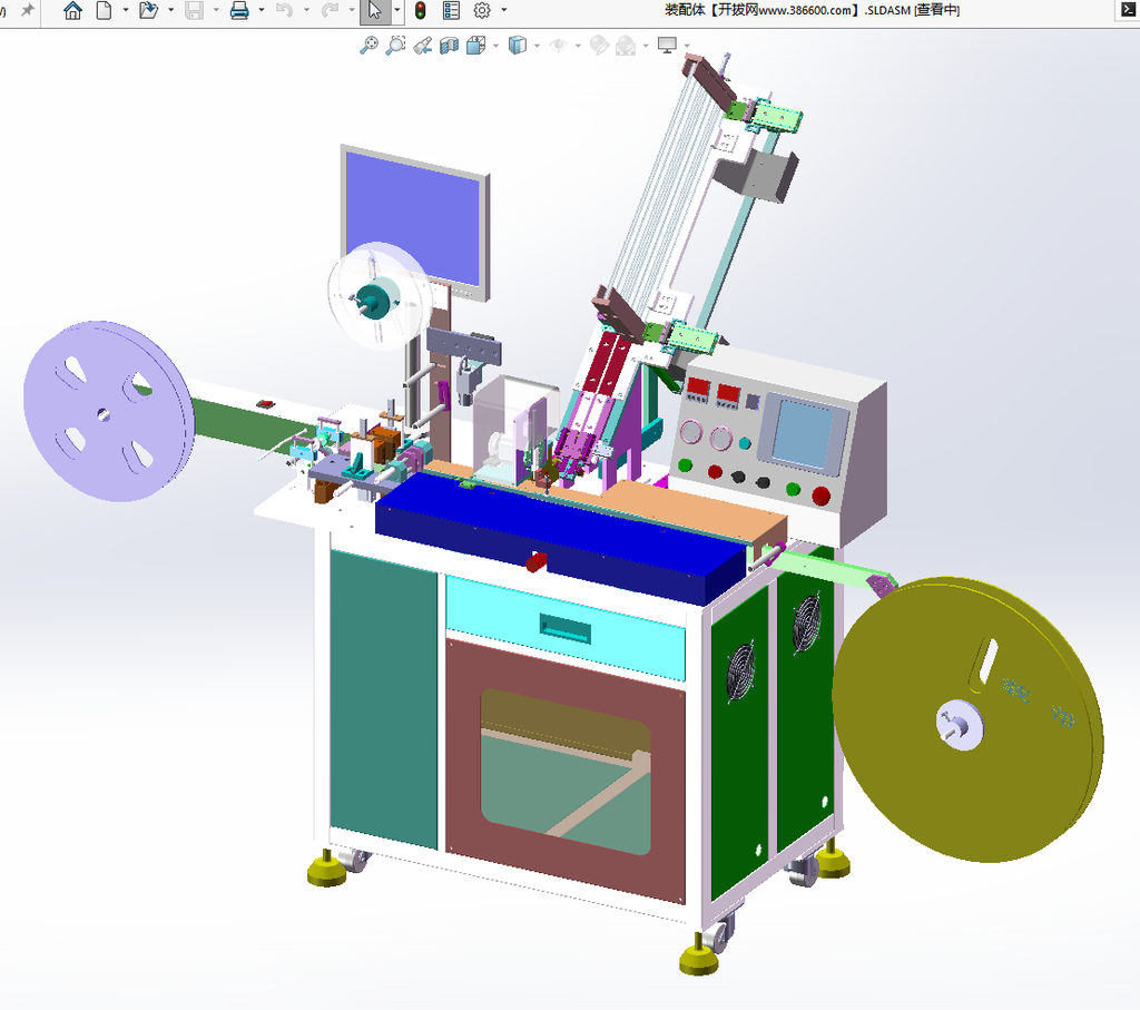 N306009 - Fully Automatic SMD Tape Testing & Packaging Machine