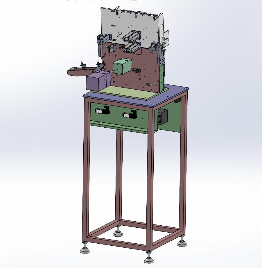 N306018 - 3D & 2D Drawings of Automatic Feeding for Packaging Machine