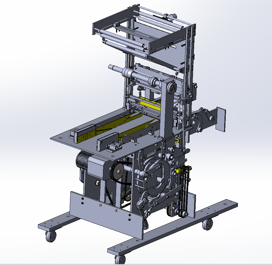 N306044 - Automatic Packaging Machine for Daily Necessities (Cam & Linkage Mechanism)