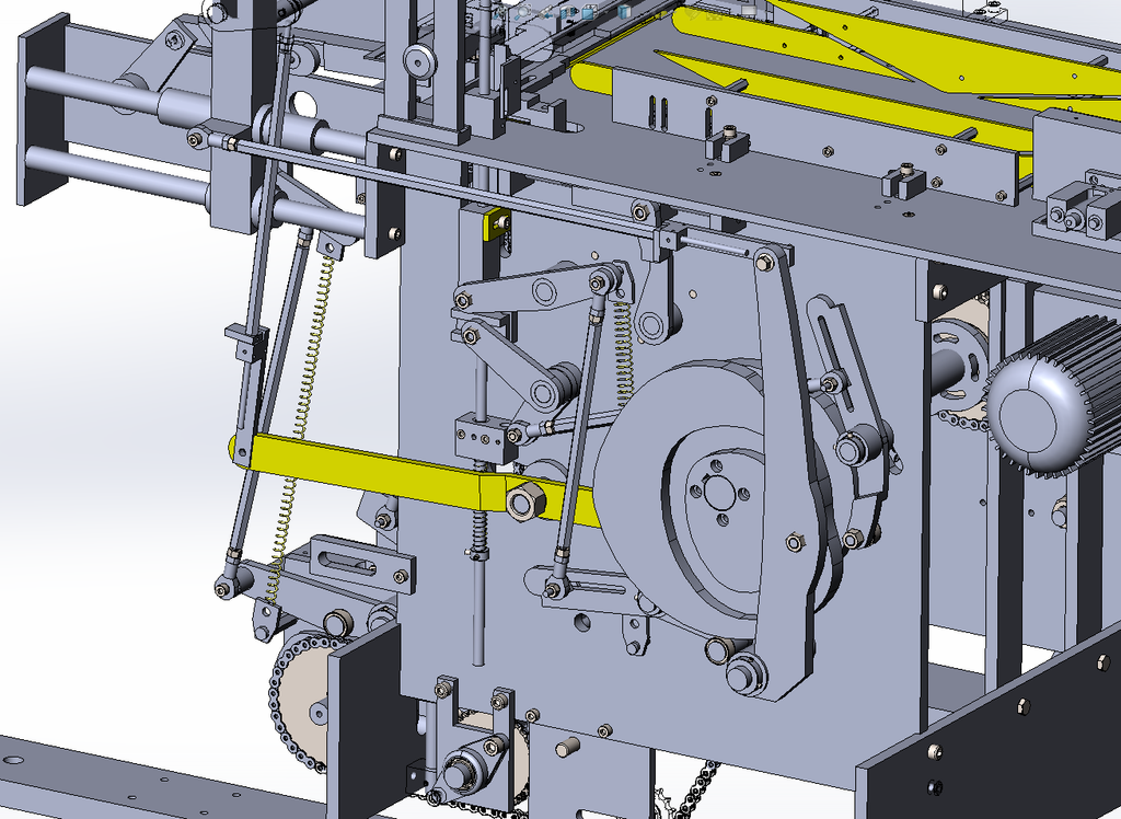 N306044 - Automatic Packaging Machine for Daily Necessities (Cam & Linkage Mechanism)