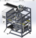 N306077 - 3D Model Drawings of Non-standard Automatic Packaging Machine for Food & Gift Packaging, Designed by Solidworks