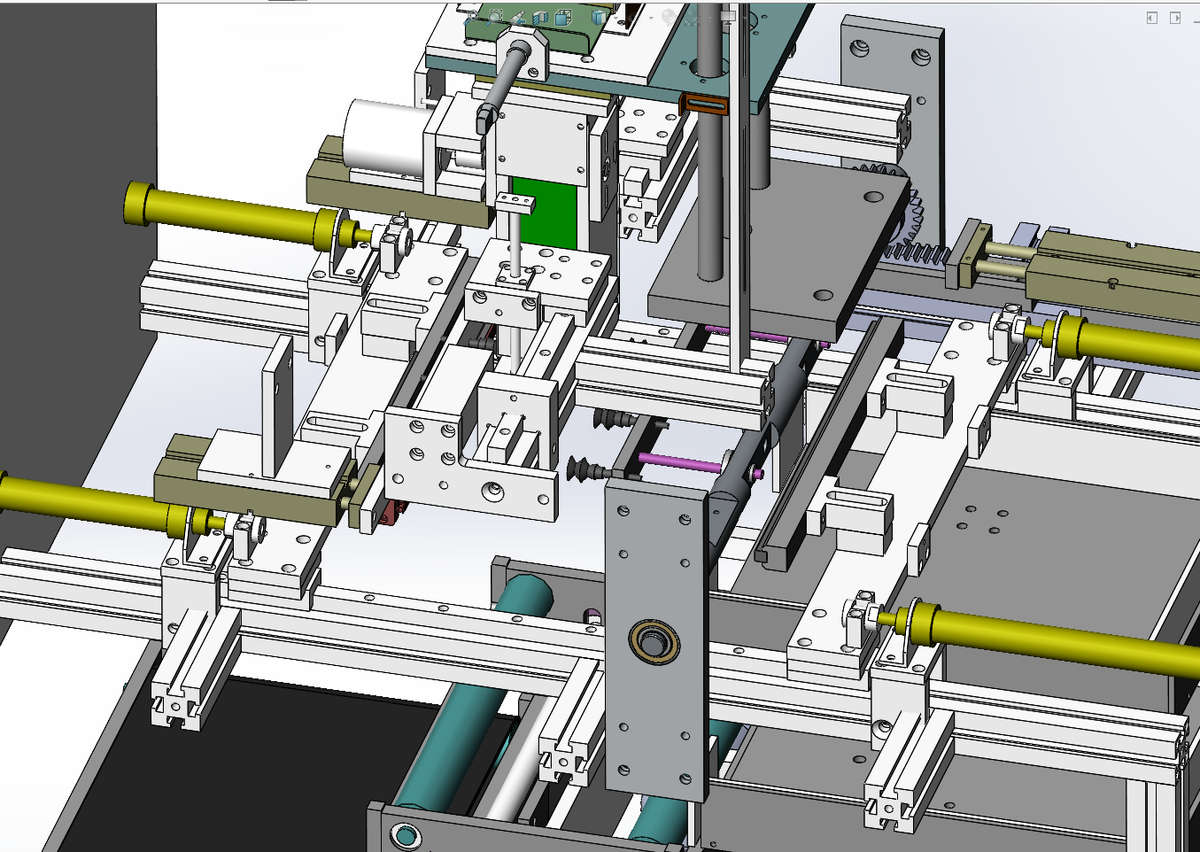 N306077 - 3D Model Drawings of Non-standard Automatic Packaging Machine for Food & Gift Packaging, Designed by Solidworks