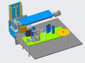 N308002 2-Axis Labeling Mechanism 3D Drawing