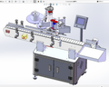 N308009 T21100 Fully Automatic Vertical Round Bottle Labeling Machine