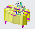N308018 Box Labeling Machine (STEP Format)