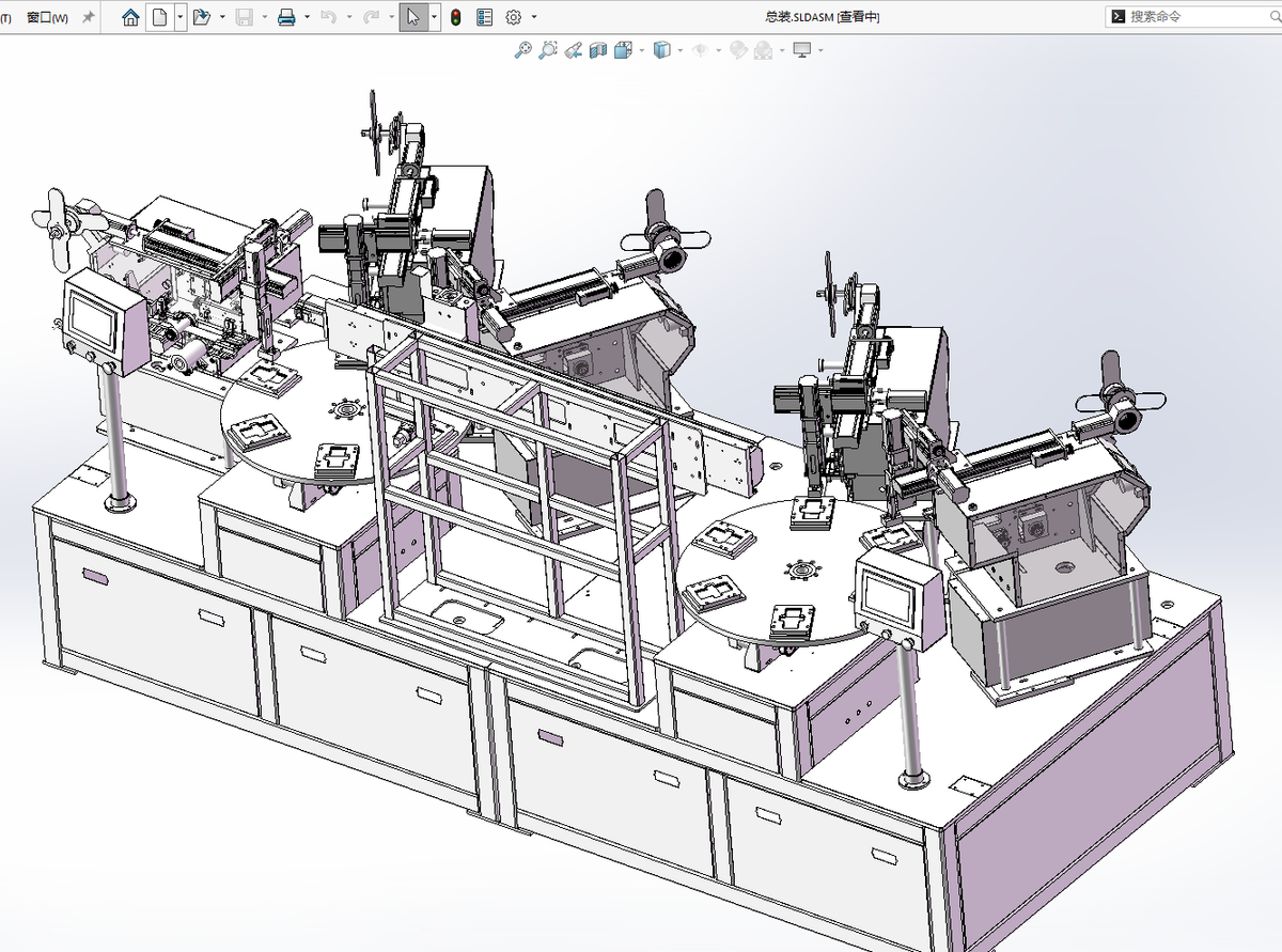N308024 Multi-Station Foam Labeling Machine (Solidworks Format)