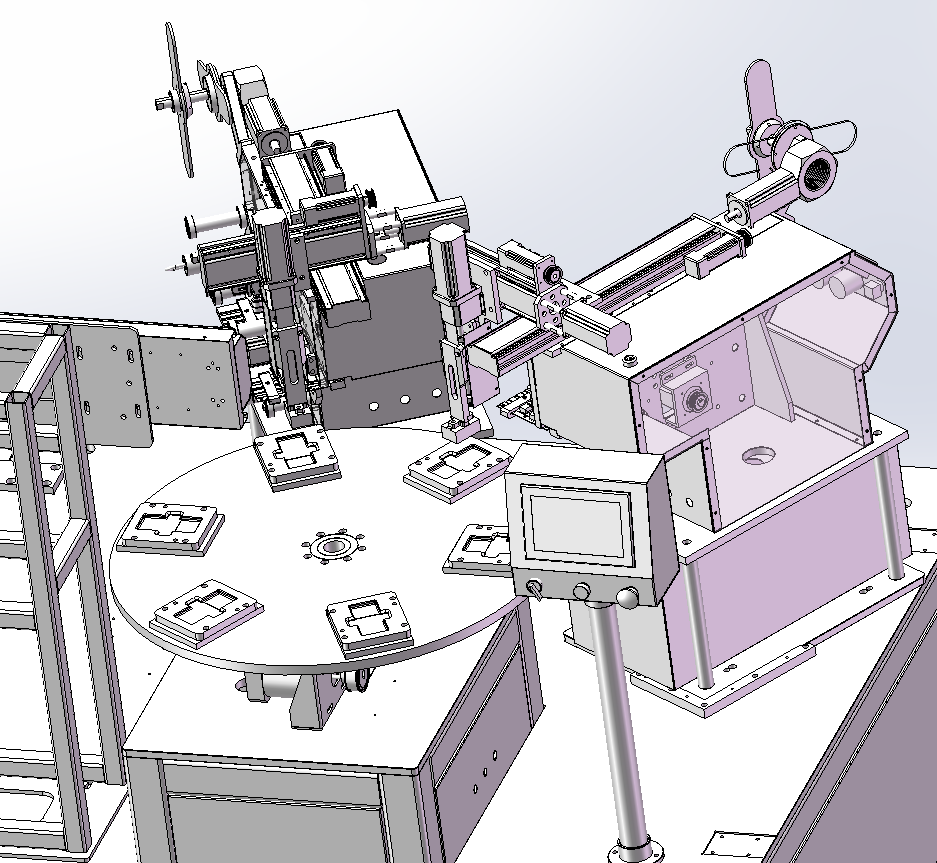 N308024 Multi-Station Foam Labeling Machine (Solidworks Format)