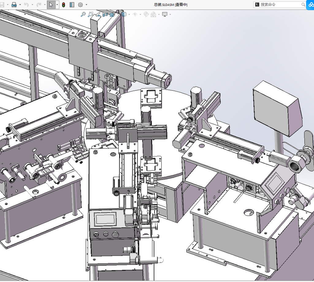 N308024 Multi-Station Foam Labeling Machine (Solidworks Format)