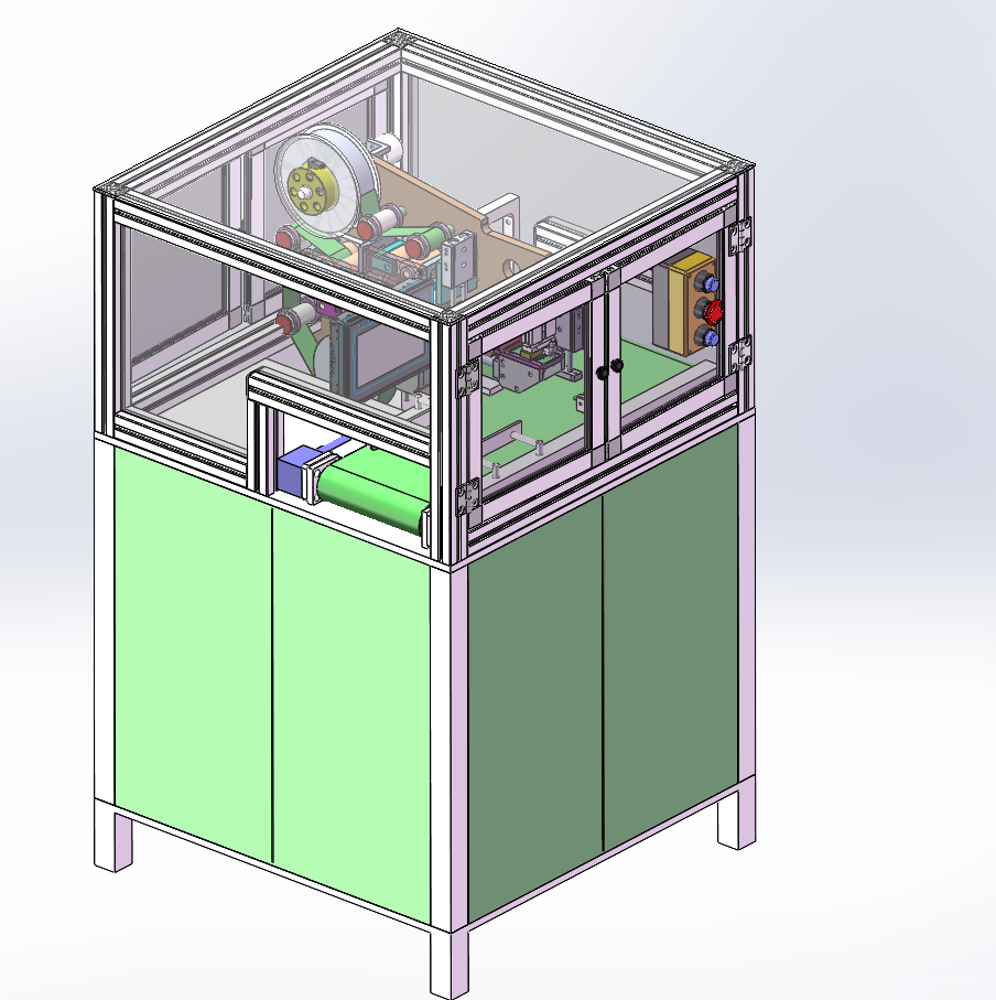 N308026 Fixed Mold Peeling Module Fully Automatic Labeling Machine