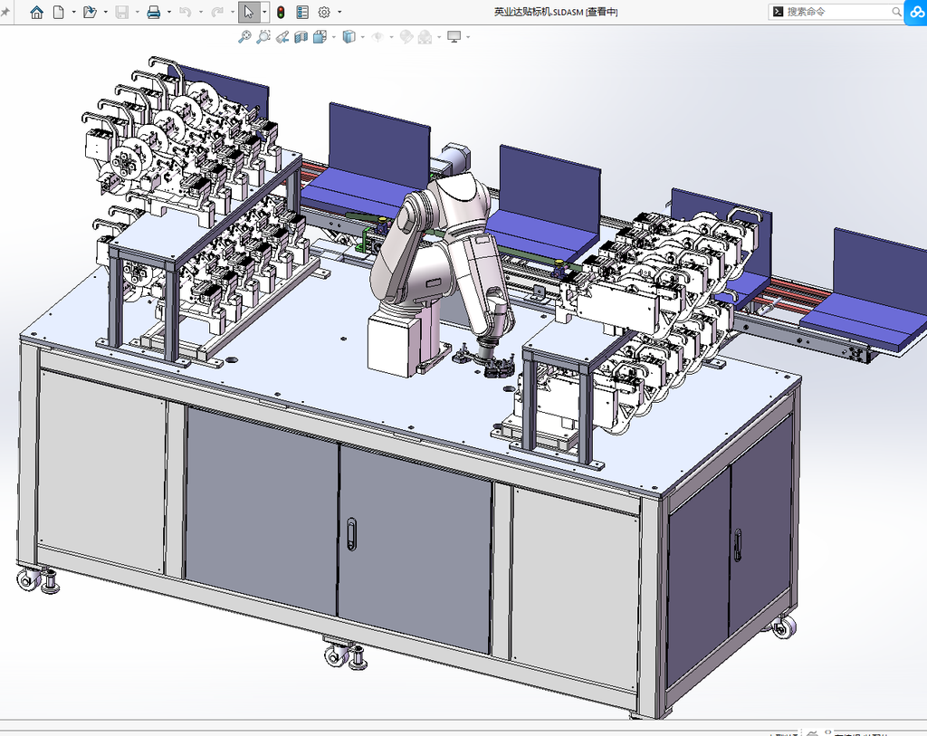 N308030 Robotic Labeling Machine (Solidworks 2012 Format)