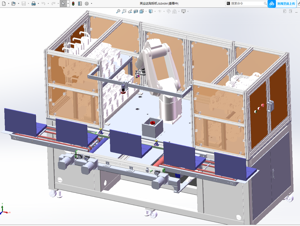 N308030 Robotic Labeling Machine (Solidworks 2012 Format)