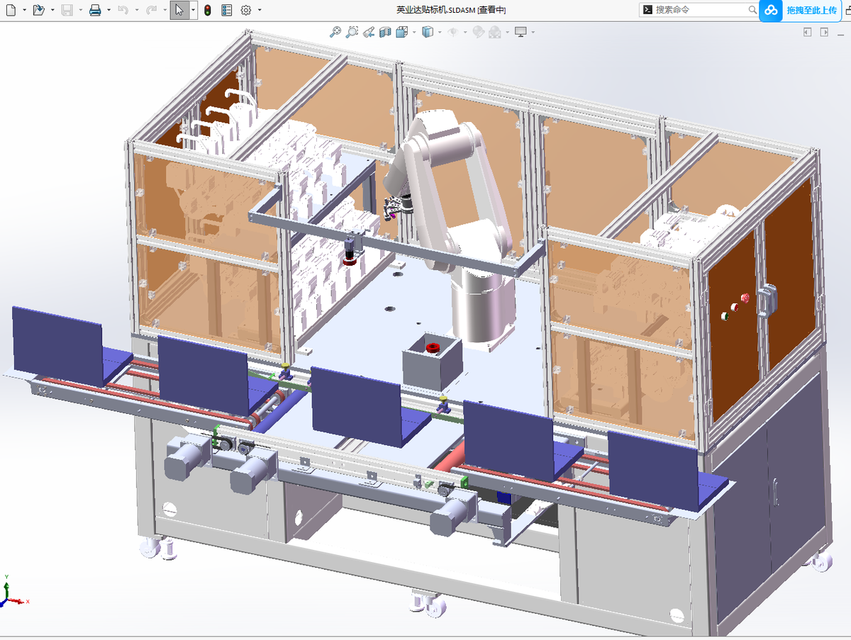 N308030 Robotic Labeling Machine (Solidworks 2012 Format)