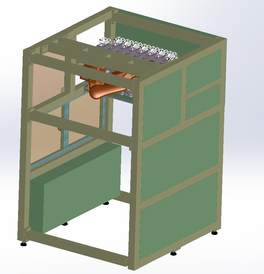 N308053 Label Peeling & Applying Integrated Machine