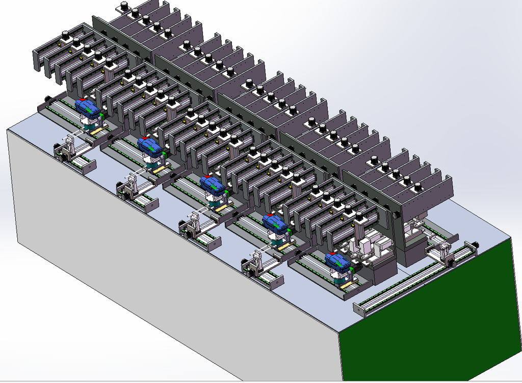 N310006 Fully Automatic Multi-Station Moving Printing Platform
