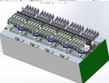 N310006 Fully Automatic Multi-Station Moving Printing Platform
