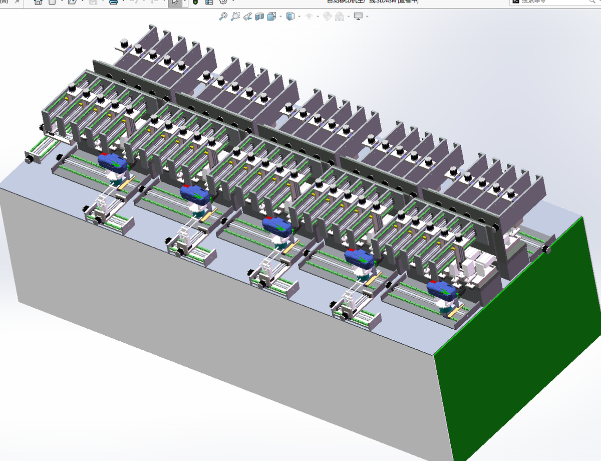 N310006 Fully Automatic Multi-Station Moving Printing Platform