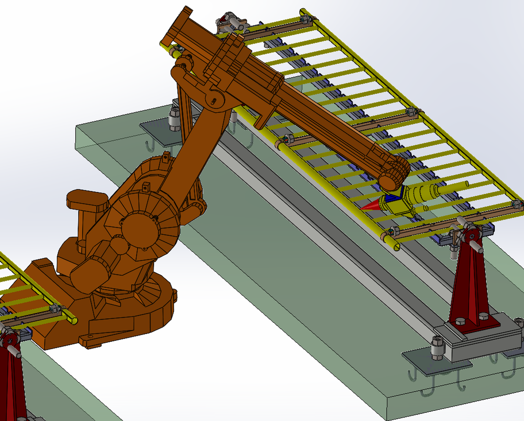 N311016 IRB 1400 Welding Robotic Arm